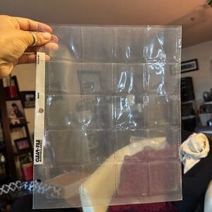 Photo Film Clear Pocket Binder Holder